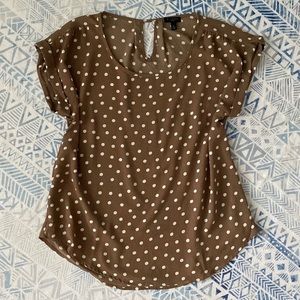 Talbots Polka Dot Top